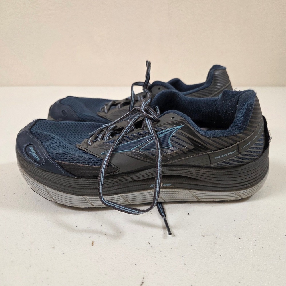 Altra Olympus 2.5 Trail Running Shoes Mens Navy Blue Vibram Zero Drop Sneaker‎